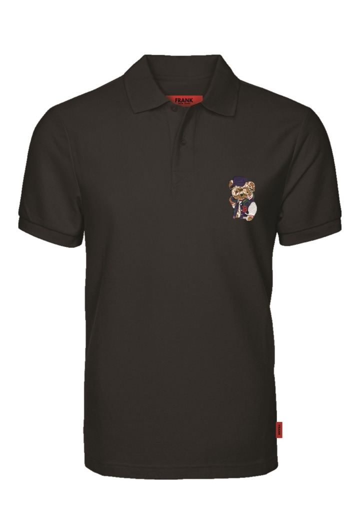 Pánské tričko John Frank JFTPOLO05 Barva: Černá, Velikost: M