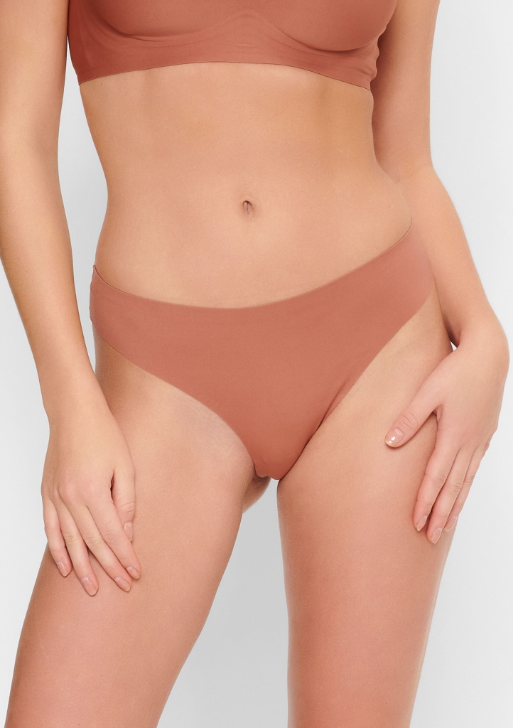Dámská tanga Lingadore 1700T 2PACK Barva: Hnědá, Velikost: L