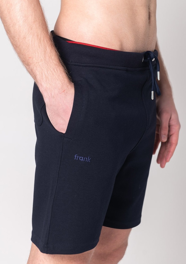 Pánské šortky John Frank JFSH01 Barva: Modrá - tmavě, Velikost: M