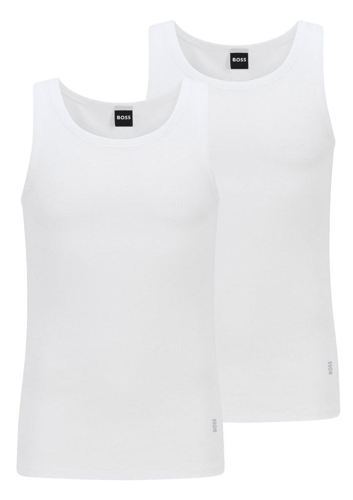 Pánské tílko BOSS 50475291 2 pack Barva: Bílá, Velikost: L