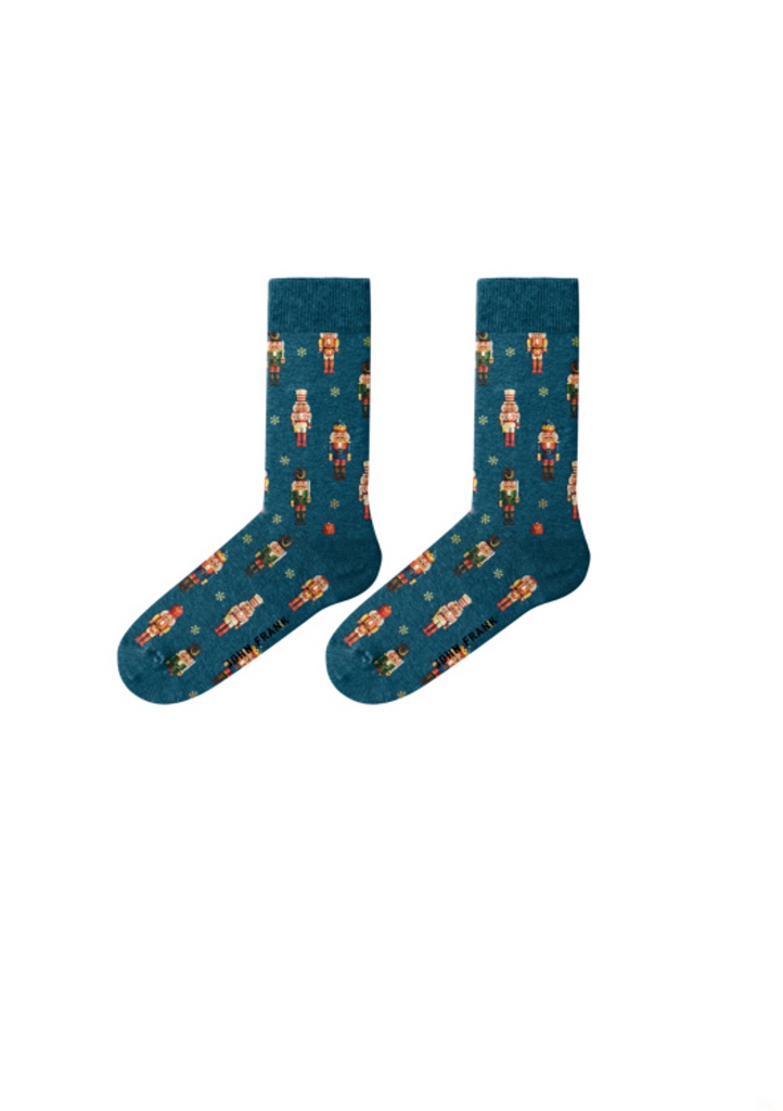 Dámské ponožky John Frank WJFLSFUN-CH31 Barva: Modrá, Velikost: UNI