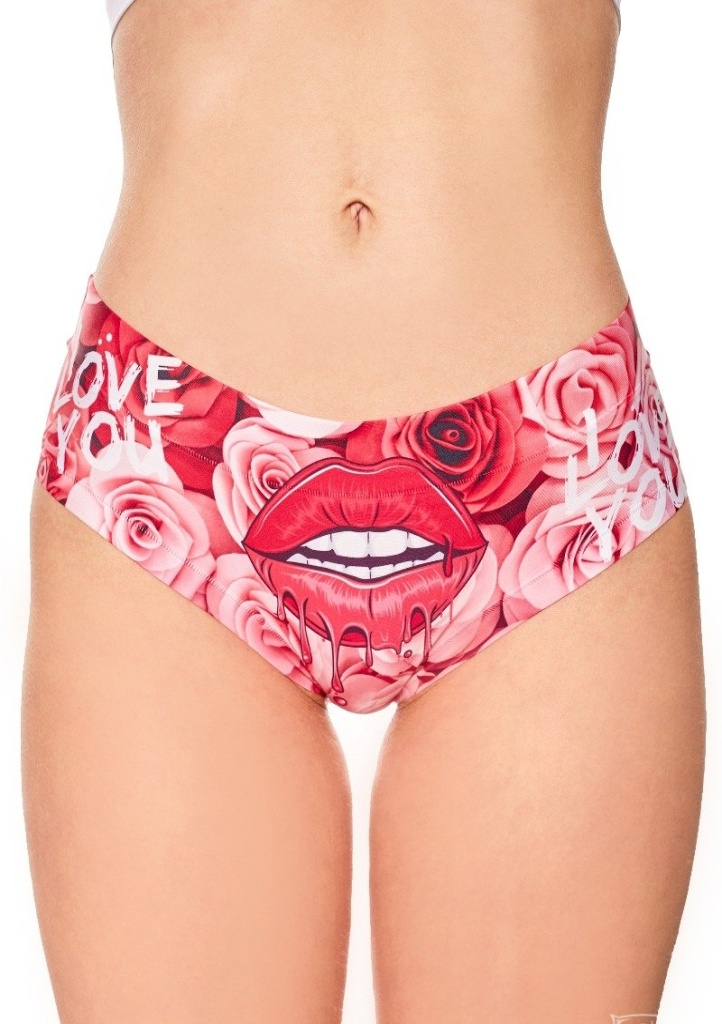 Dámské kalhotky Meméme LOVE PASSION Barva: Růžová - světle, Velikost: L