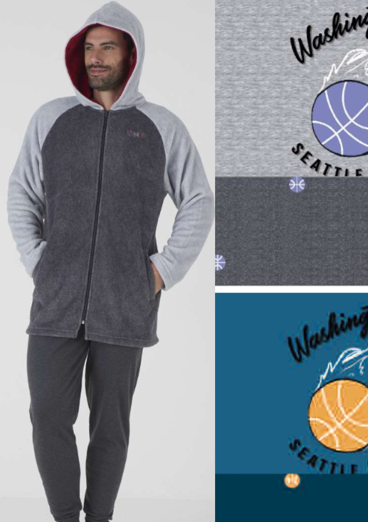 Pánská mikina Karelpiu KF5272 Barva: Šedá, Velikost: XXL