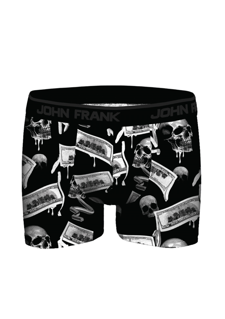 Boxerky JOHN FRANK JFBDMOD108 Barva: Černá, Velikost: M