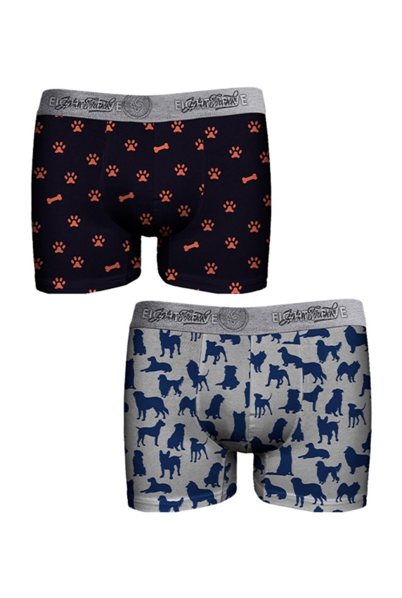 Boxerky JOHN FRANK JF2BEF29 2PACK Barva: Vícebarevná, Velikost: XL