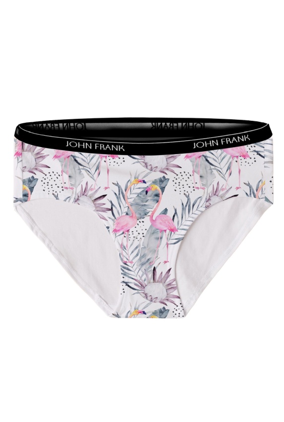 Dámské kalhotky John Frank WJFD-S107 Barva: Bílá, Velikost: S