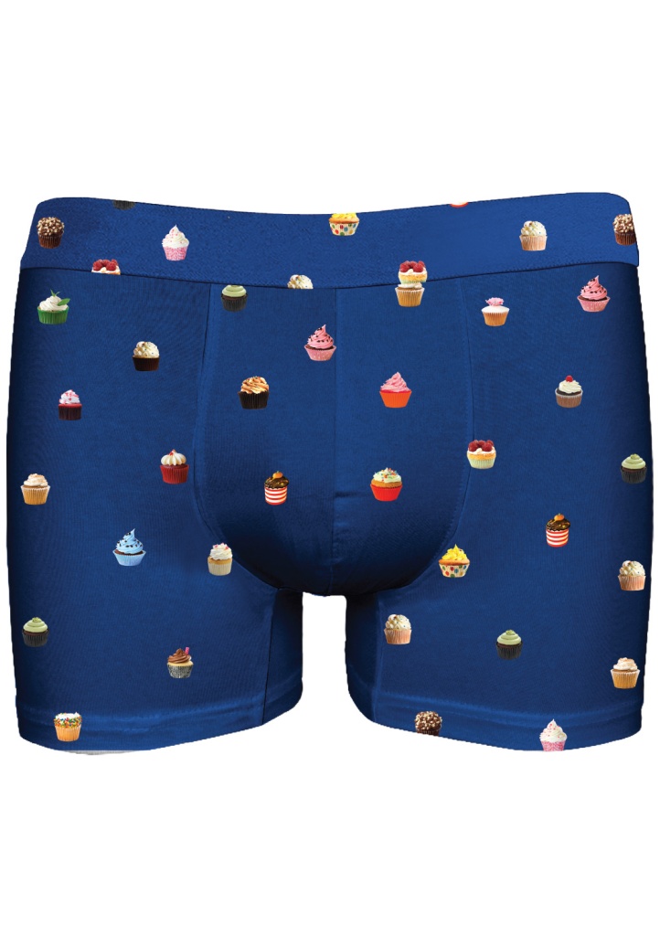 Boxerky JOHN FRANK JFBDWPMOD501 Barva: Modrá - tmavě, Velikost: XL