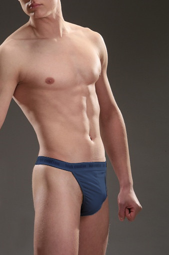 Pánská tanga Cornette 502 String High Emotion Barva: Modrá - tmavě, Velikost: XL