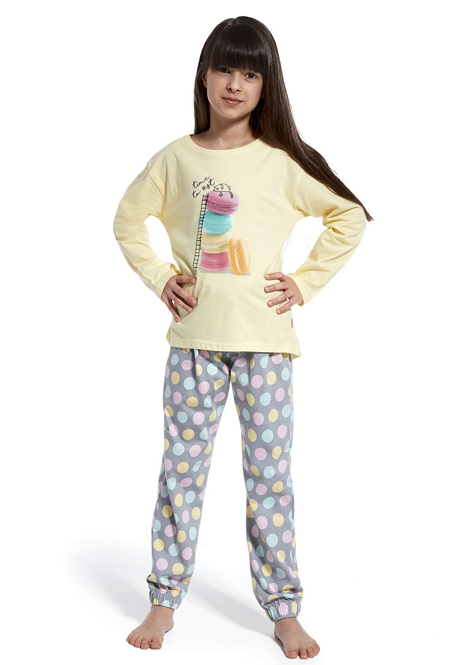 Dívčí pyžamo Cornette "TIME TO REST" YOUNG 972/83 KIDS Barva: Žlutá, Velikost: 86-92