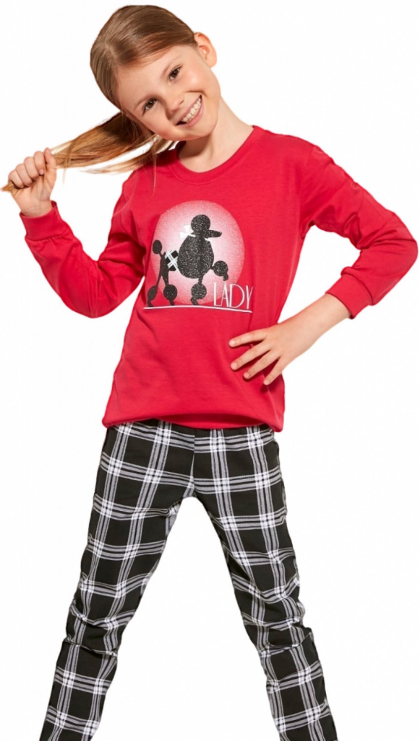 Dívčí pyžamo Cornette Lady 377/157 Kids Barva: Růžová, Velikost: 86-92