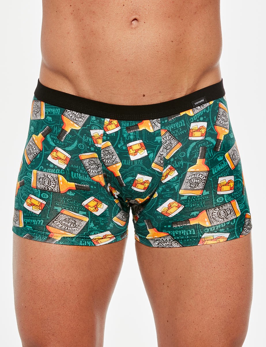 Levně Boxerky Cornette Tattoo 280/224 Whiskey 2
