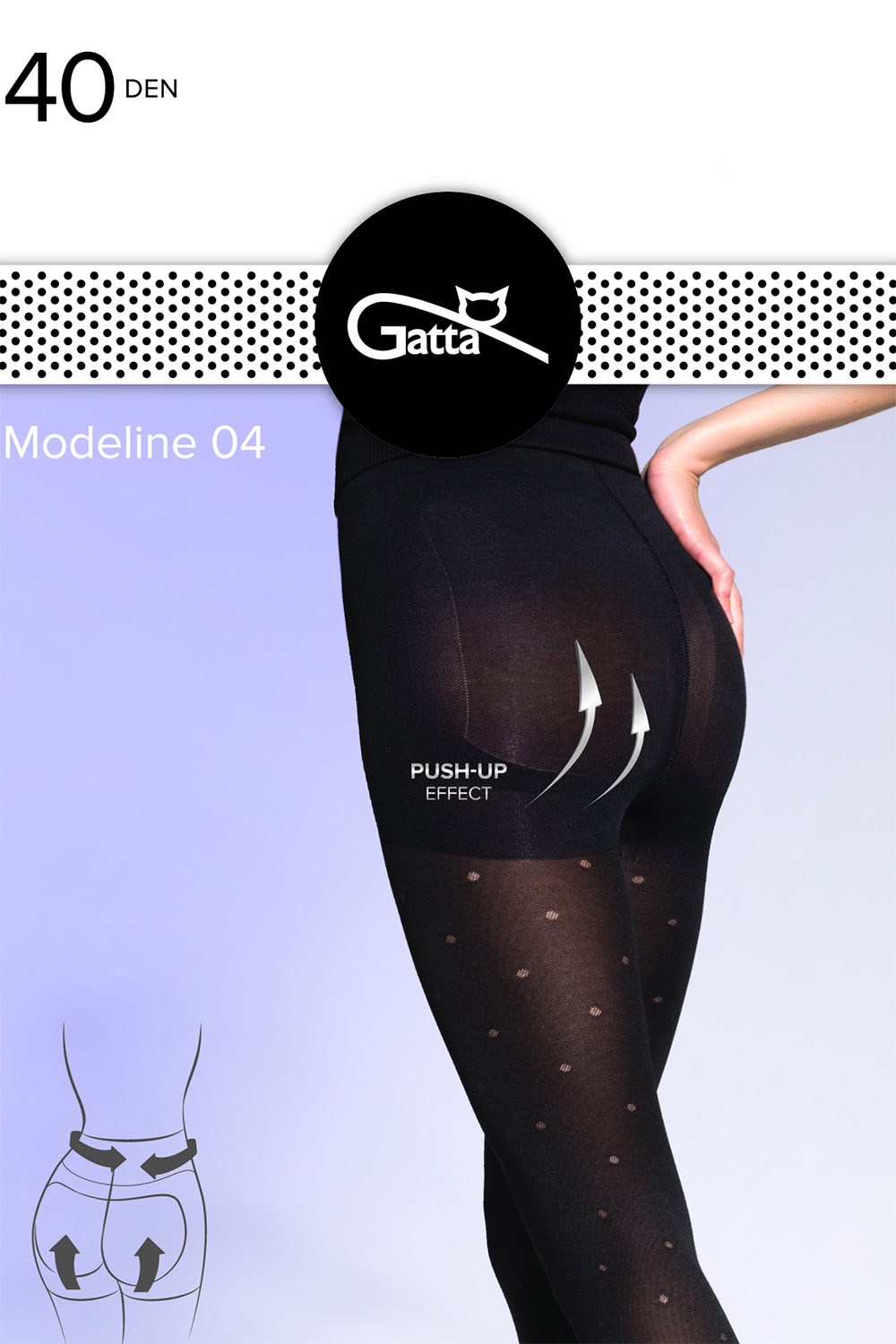 Levně Punčochové kalhoty Gatta Modeline 04 - výprodej