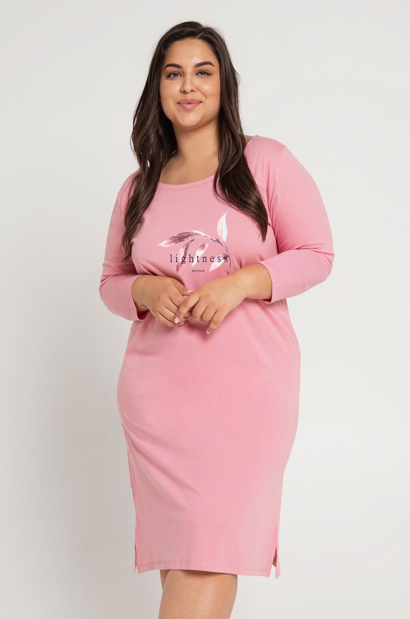 Dámská noční košile Taro Olympia 3019 Barva: Růžová, Velikost: 3XL