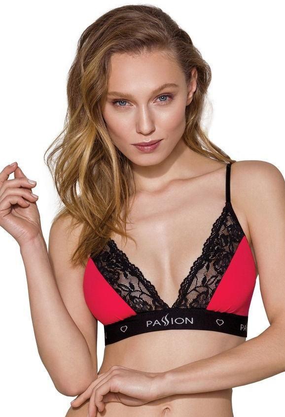 Podprsenka Passion PS001 RED Barva: Černá, Velikost: XL