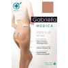 Silonkové punčocháče Gabriella Medica Push-up 40 Den Code 128 (Velikost S, Barva Černá)