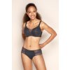 Bezešvá vyztužená podprsenka NettieBra Diamond Graphite Timo 042833 (Velikost 80B, Barva Šedá)