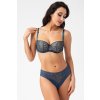 Podprsenka Gorsenia K737 Trish (Velikost 65F, Barva Modrá)