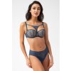 Podprsenka Gorsenia K737 Trish (Velikost 65F, Barva Modrá)