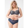 Podprsenka Gorsenia K737 Trish (Velikost 65F, Barva Modrá)