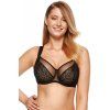 Podprsenka Gorteks Gabi/B2 (Velikost 90B, Barva Černá)