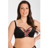 Podprsenka Gorsenia K101/1 Gaby (Velikost 80D, Barva Černá)