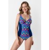 Jednodílné tvarující plavky Timo 830087 (Velikost 85C, Barva Vícebarevná)