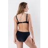 Dvoudílné plavky DreamBra s vyšším středem Timo 841640 (Velikost 80F, Barva Černá)