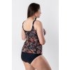 Dvoudílné plavkové tankíny bez kostic Timo 812085 (Velikost M, Barva Vícebarevná)