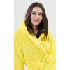 Dámský župan krátký s kapucí Citron (Barva Žlutá, Velikost S)