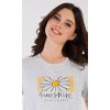 Dámské domácí šaty s krátkým rukávem Sunshine (Barva Šedá - světle, Velikost M)