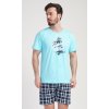 Pánské pyžamo šortky Honolua bay (Barva Modrá - světle, Velikost M)