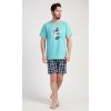Pánské pyžamo šortky Honolua bay (Barva Modrá - světle, Velikost M)