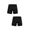 Pánské boxerky John Frank JF2BSPRT100 2PACK (Velikost L, Barva Černá)