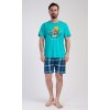 Pánské pyžamo šortky Adventure (Barva Modrá, Velikost M)