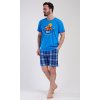 Pánské pyžamo šortky Adventure (Barva Modrá, Velikost M)