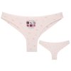 Dámské kalhotky Motýlci (Barva Růžová, Velikost M)