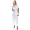 Dámské pyžamo Doctor Nap PM.5319 (Velikost L, Barva Bílá)