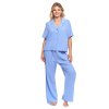 Dámské pyžamo Moraj PDD5000-008 (Velikost 2XL, Barva Modrá)