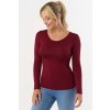 Dámské triko Babell Manati dł.r. (Velikost S, Barva Bordó)