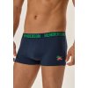 Pánské boxerky Henderson 41926 2PACK (Velikost L, Barva Modrá - tmavě)