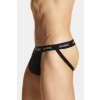 Pánská tanga Atlantic MP-1571 Jock strap (Velikost S, Barva Černá)