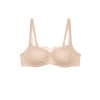 Podprsenka Triumph 10219845 Body Make-Up Illusion Lace Balconette (Velikost 70E, Barva Béžová)