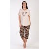 Dámské pyžamo kapri Beautiful - vyp