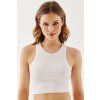 Dámský crop top Gabriella Halter Rib Code 1203 - výprodej
