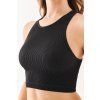 Dámský crop top Gabriella Halter Rib Code 1203 - výprodej