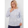Dámské pyžamo Italian Fashion Jovita dłr. dł.sp (Velikost L, Barva Modrá - tmavě)