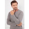 Pánské pyžamo Italian Fashion Ludwik dł.r. dł.sp. (Velikost L, Barva Šedá)