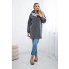 Zateplená mikina Answear s kapucí (Velikost UNI, Barva Šedá)