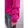 Španělská halenka Kiwi s ozdobnými rukávy (Velikost UNI, Barva Růžová - tmavě)