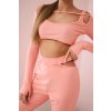 Sada Ayva - top + legíny (Velikost UNI, Barva Růžová)